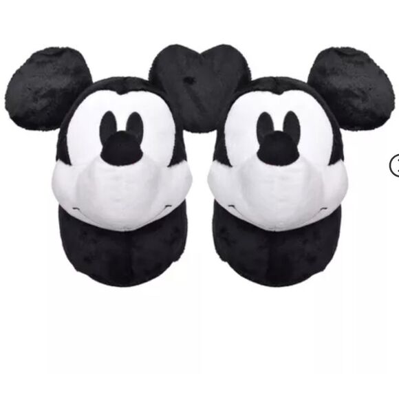Disney Men's 10-13 Mickey Mouse Slippers - New - Picture 2 of 10